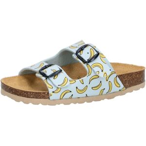 Lico Unisex Kinder Bioline Universe Pantoletten, Blau Gelb, 30 EU Lico Unisex Kinder Bioline Universe Pantoletten, Blau Gelb, 30 EU
