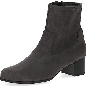 CAPRICE Damen Stiefeletten mit Absatz mit Reißverschluss Vegan, Grau (Dk Grey Str.), 36 EU CAPRICE Damen Stiefeletten mit Absatz mit Reißverschluss Vegan, Grau (Dk Grey Str.), 36 EU