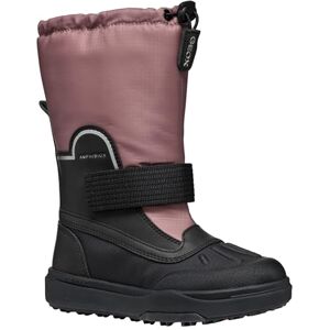 Geox JUNIOR J BUNSHEE PG GIRL B SNOWBOOTS DK ROSE/BLACK 34_EU Geox JUNIOR J BUNSHEE PG GIRL B SNOWBOOTS DK ROSE/BLACK 34_EU