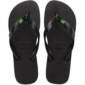 Havaianas Top Brasil Unisex FlipFlop Black 35 EU Havaianas Top Brasil Unisex FlipFlop Black 35 EU