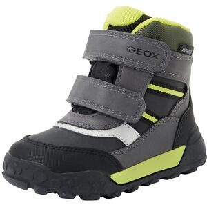 Geox BABY B TREKKYUP BOY B ABX ANKLE BOOTS BLACK/FLUO GREEN 27_EU Geox BABY B TREKKYUP BOY B ABX ANKLE BOOTS BLACK/FLUO GREEN 27_EU