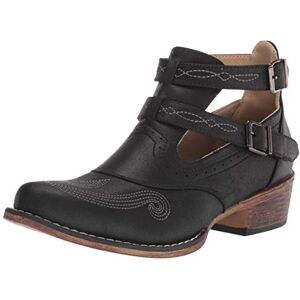 ROPER Willa Damen-Stiefel, mit Snip-Toe, knöchelhoch, niedriger Absatz, 2,5–5,1 cm, Braun, Schwarz, 37.5 EU ROPER Willa Damen-Stiefel, mit Snip-Toe, knöchelhoch, niedriger Absatz, 2,5–5,1 cm, Braun, Schwarz, 37.5 EU