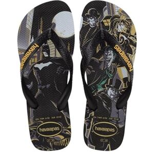 Havaianas Top Herois Dc Unisex FlipFlop Black/Black/Yellow Daffodil 37 EU Havaianas Top Herois Dc Unisex FlipFlop Black/Black/Yellow Daffodil 37 EU