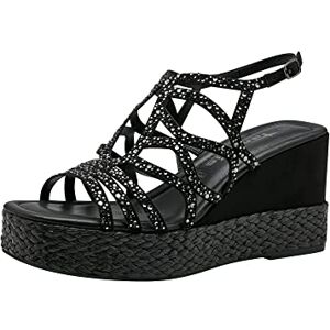 Tamaris Damen 1-1-28042-30 Keilsandale, Schwarz, 39 EU Tamaris Damen 1-1-28042-30 Keilsandale, Schwarz, 39 EU