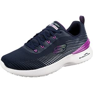 Skechers Mädchen 302478n Pklv Sneaker, Marineblaues Netzgewebe mit violettem Rand, 40 EU Skechers Mädchen 302478n Pklv Sneaker, Marineblaues Netzgewebe mit violettem Rand, 40 EU