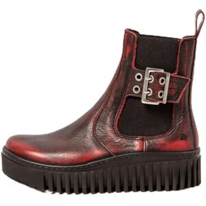 ART Damen 1516 Brighton Oxford-Stiefel, Scharlachrot, 39 EU ART Damen 1516 Brighton Oxford-Stiefel, Scharlachrot, 39 EU