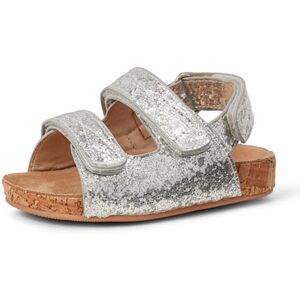 Amazon Essentials Mädchen Kork Sandalen Silber Glitzer 2 Little Kid Amazon Essentials Mädchen Kork Sandalen Silber Glitzer 2 Little Kid