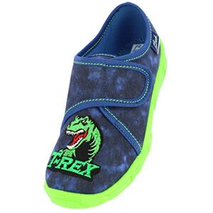Beck Jungen T-rex Hausschuh, Blau, 35 EU Beck Jungen T-rex Hausschuh, Blau, 35 EU