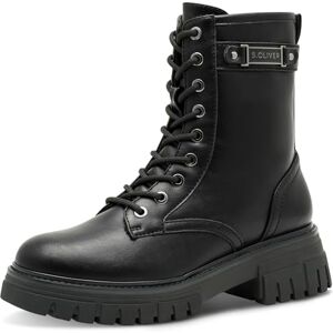 s.Oliver Damen Stiefeletten zum Schnüren mit Reißverschluss, Schwarz (Black), 39 EU s.Oliver Damen Stiefeletten zum Schnüren mit Reißverschluss, Schwarz (Black), 39 EU