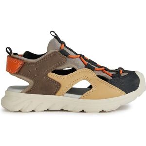 Geox JUNIOR J SANDAL AIRADYUM BO SANDALS BROWN/DK BEIGE 33_EU Geox JUNIOR J SANDAL AIRADYUM BO SANDALS BROWN/DK BEIGE 33_EU