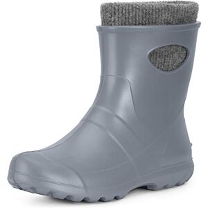 Ladeheid Damen Gummistiefel gefüttert und wasserdicht federleichte Eva Gummischuhe Winter LA-750 (Silber, 36 EU) Ladeheid Damen Gummistiefel gefüttert und wasserdicht federleichte Eva Gummischuhe Winter LA-750 (Silber, 36 EU)