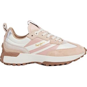 Pepe Jeans Damen Lucky Original Sneak, Beige Off Lace Beige, 7 UK Pepe Jeans Damen Lucky Original Sneak, Beige Off Lace Beige, 7 UK