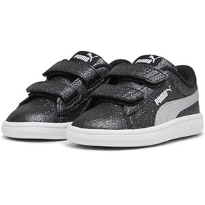 Puma Baby Mädchen Smash 3.0 Glitz Glam V Inf Sneaker, Schwarz Silber Weiß, 23 EU Puma Baby Mädchen Smash 3.0 Glitz Glam V Inf Sneaker, Schwarz Silber Weiß, 23 EU
