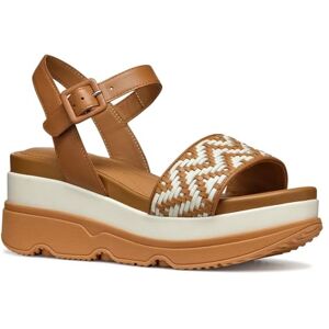 Geox Damen D Gardenia A Wedge Sandal, Camel/Papyrus, 40 EU Geox Damen D Gardenia A Wedge Sandal, Camel/Papyrus, 40 EU