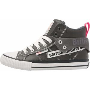 British Knights Damen ROCO Tag Sneaker, DK Grey/PINK,39 EU British Knights Damen ROCO Tag Sneaker, DK Grey/PINK,39 EU