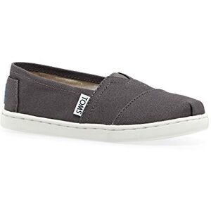 TOMS Unisex Kinder Alpargata Flache Slipper, Grau, 34 EU TOMS Unisex Kinder Alpargata Flache Slipper, Grau, 34 EU