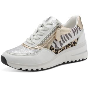 MARCO TOZZI Damen Sneaker weiches Feel Me Wechselfußbett weiches Innenfutter Modern, grau (Quartz Comb), 39 EU MARCO TOZZI Damen Sneaker weiches Feel Me Wechselfußbett weiches Innenfutter Modern, grau (Quartz Comb), 39 EU