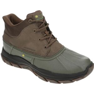 Skechers Herren Respected Swamper Slip-InTurnschuhe, Olive Leather/Duraleather/Brown Trim, 41 EU Skechers Herren Respected Swamper Slip-InTurnschuhe, Olive Leather/Duraleather/Brown Trim, 41 EU