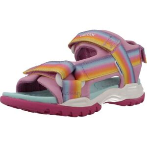 Geox J Borealis Girl A Sandal, Dk Pink/Multicolor, 36 EU Geox J Borealis Girl A Sandal, Dk Pink/Multicolor, 36 EU