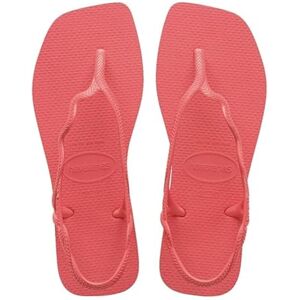 Havaianas – Soleil, stilvolle, langlebige und bequeme T-förmige Sandalen mit Riemenverschluss hinten, Wellenschnallen und profilierter Sohle, Damen Havaianas – Soleil, stilvolle, langlebige und bequeme T-förmige Sandalen mit Riemenverschluss hinten, Wellenschnallen und profilierter Sohle, Damen
