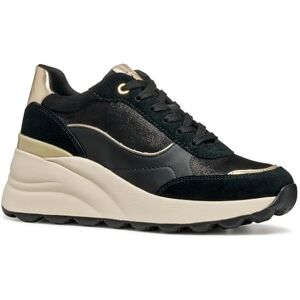 Geox Damen D Spherica Ec13 Sneaker, Schwarz, 38 EU Geox Damen D Spherica Ec13 Sneaker, Schwarz, 38 EU