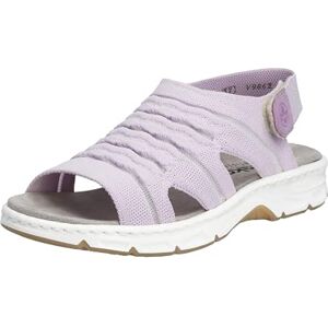 Rieker Damen Sandalen V9862-30 lila Gr. 38 Rieker Damen Sandalen V9862-30 lila Gr. 38