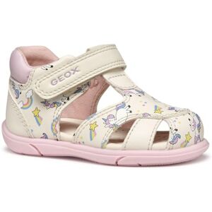 Geox BABY B SANDAL ZAPITO GIRL WHITE/SILVER 22_EU Geox BABY B SANDAL ZAPITO GIRL WHITE/SILVER 22_EU
