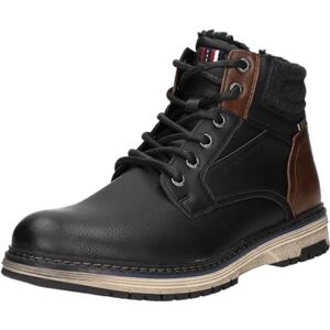 TOM TAILOR Herren 1580010001 Stiefelette, Black, 42 EU TOM TAILOR Herren 1580010001 Stiefelette, Black, 42 EU