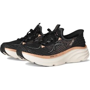Skechers Damen D'Lux Vapor Evening Glow Slip-InTurnschuhe, Black Knit/Rose Gold Trim, 38 EU Skechers Damen D'Lux Vapor Evening Glow Slip-InTurnschuhe, Black Knit/Rose Gold Trim, 38 EU