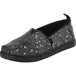 TOMS Youth Girl's Classic Alpargata Espadrille Loafer Flat, Black Cosmic Glitter, 5 UK TOMS Youth Girl's Classic Alpargata Espadrille Loafer Flat, Black Cosmic Glitter, 5 UK