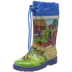 Beck Jungen Boerderij Gummistiefel, Mehrfarbig, 34 EU Beck Jungen Boerderij Gummistiefel, Mehrfarbig, 34 EU
