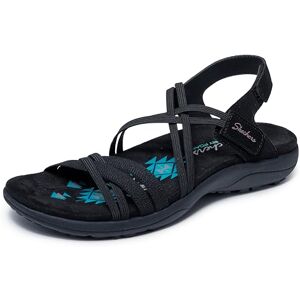 Skechers Reggae Slim Takes Two Damensandalen., Schwarz/Schwarz, 42 EU Skechers Reggae Slim Takes Two Damensandalen., Schwarz/Schwarz, 42 EU