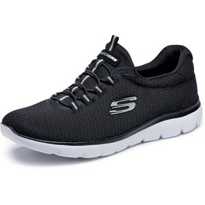 Skechers Damen Summits 12980W Wide Turnschuhe, Black Mesh/White Trim, 37 EU Weit Skechers Damen Summits 12980W Wide Turnschuhe, Black Mesh/White Trim, 37 EU Weit