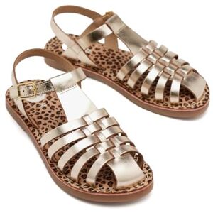 GIOSEPPO Auburn Flache Sandale, Platino, 38 EU GIOSEPPO Auburn Flache Sandale, Platino, 38 EU