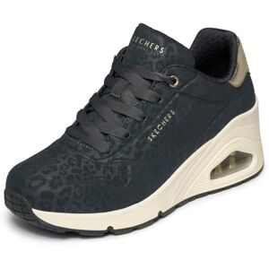 Skechers UNO Wedge Safari Daze Sneaker für Damen, Schwarz, 37 EU Skechers UNO Wedge Safari Daze Sneaker für Damen, Schwarz, 37 EU