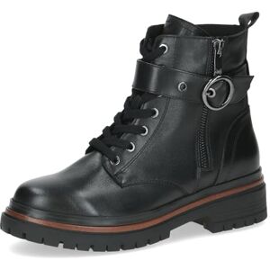 CAPRICE Damen Stiefeletten aus Leder mit Schnalle, Schwarz (Black Nappa), 41 EU CAPRICE Damen Stiefeletten aus Leder mit Schnalle, Schwarz (Black Nappa), 41 EU