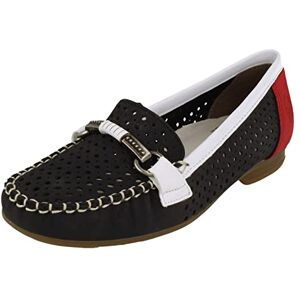 Rieker Slipper & Mokassins für Damen 40065-14 blau Kombi / 14 Gr. 42 Rieker Slipper & Mokassins für Damen 40065-14 blau Kombi / 14 Gr. 42