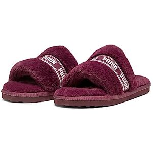 Puma Women's Fashion Shoes FLUFF Slide Sandal, DARK JASPER-WARM WHITE, 43 Puma Women's Fashion Shoes FLUFF Slide Sandal, DARK JASPER-WARM WHITE, 43
