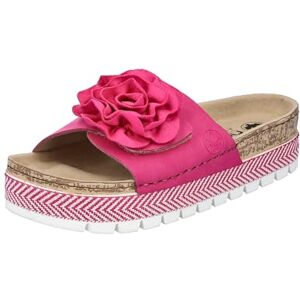Rieker Damen Pantoletten 69562-31 rosa Gr. 40 Rieker Damen Pantoletten 69562-31 rosa Gr. 40
