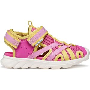 Geox J AIRADYUM GI Sandal, Fuchsia/Yellow, 33 EU Geox J AIRADYUM GI Sandal, Fuchsia/Yellow, 33 EU