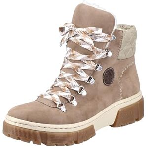 Rieker Damen X8647 Schnürstiefel, Beige, 37 EU Rieker Damen X8647 Schnürstiefel, Beige, 37 EU