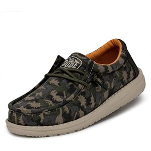 HEYDUDE Hey Dude Wally Youth Camodino Boys Shoes Musk Size EU 33 HEYDUDE Hey Dude Wally Youth Camodino Boys Shoes Musk Size EU 33