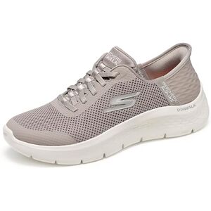 Skechers Damen Go Walk Flex Hands Free Slip-ins-Grand Entry Sneaker, Taupe, 40.5 EU Skechers Damen Go Walk Flex Hands Free Slip-ins-Grand Entry Sneaker, Taupe, 40.5 EU