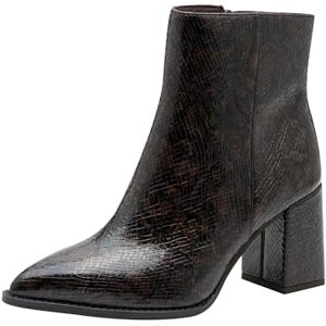 MARCO TOZZI Damen Stiefeletten Spitz Elegant, Braun (Cafe Structure), 40 EU MARCO TOZZI Damen Stiefeletten Spitz Elegant, Braun (Cafe Structure), 40 EU