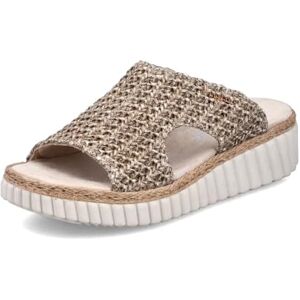 Rieker Damen Plateau-Sandalen 69280-60 Weite Breit Pull-on Synthetik Marble / 60 42 EU Rieker Damen Plateau-Sandalen 69280-60 Weite Breit Pull-on Synthetik Marble / 60 42 EU
