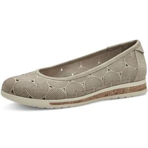 Jana Damen Ballerinas Runde Spitze Vegan, Braun (Taupe), 41 EU Jana Damen Ballerinas Runde Spitze Vegan, Braun (Taupe), 41 EU