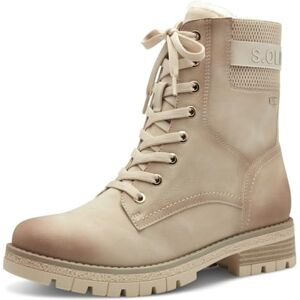 s.Oliver Damen Schnürstiefel ohne Absatz Elegant Winter, Grau (ICE), 38 s.Oliver Damen Schnürstiefel ohne Absatz Elegant Winter, Grau (ICE), 38