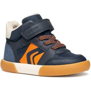Geox Baby B GISLI Boy Sneakers Navy/DK ORANGE 27_EU Geox Baby B GISLI Boy Sneakers Navy/DK ORANGE 27_EU