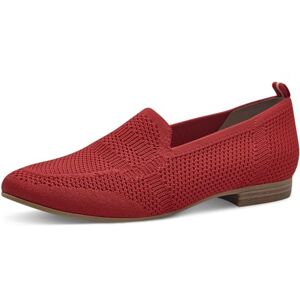 Jana Damen Slipper mit Strukturmuster Vegan, Rot (Red), 38 EU Jana Damen Slipper mit Strukturmuster Vegan, Rot (Red), 38 EU