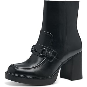 Tamaris Damen Boots mit Absatz Leder; BLACK/schwarz; 38 EU Tamaris Damen Boots mit Absatz Leder; BLACK/schwarz; 38 EU